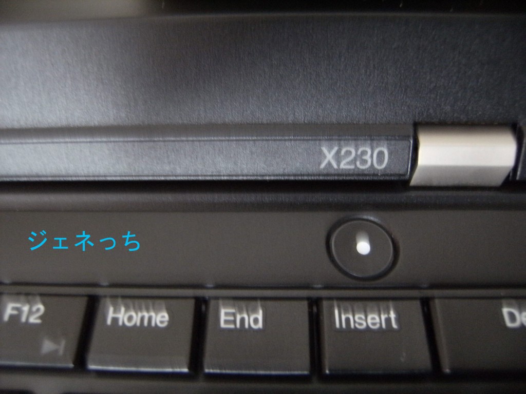 ThinkPadX230Win7②